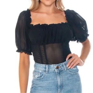 Lani the Label Tiffany Bodysuit Black XS